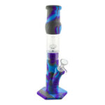 Two-part Showerhead Perc Silicone Bong - 12.5in