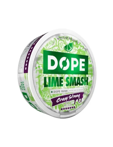 DOPE Lime Smash Crazy Strong 28,5mg Nicotine Pouches