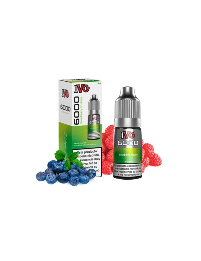 IVG 6000 Sourberry Fusion 10ml 10mg Salt E-liquid